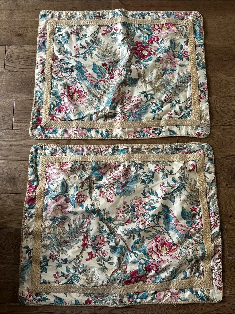 RARE Vintage Ralph Lauren Tangier Floral Comforter Set Pillow Shams Bed Skirt